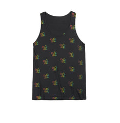 Lion Multi Repeat Tank - Black