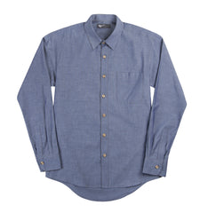 Slim Button Down - Dark Chambray