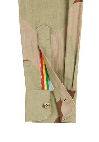 Slim Button Down - Camouflage