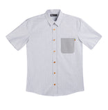 Short Sleeve Button Down - Oxford Stripe